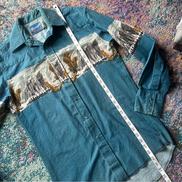 🦅Vintage Wrangler Button Down🦅 - Picture 8 of 16